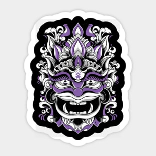 Barong mask Sticker